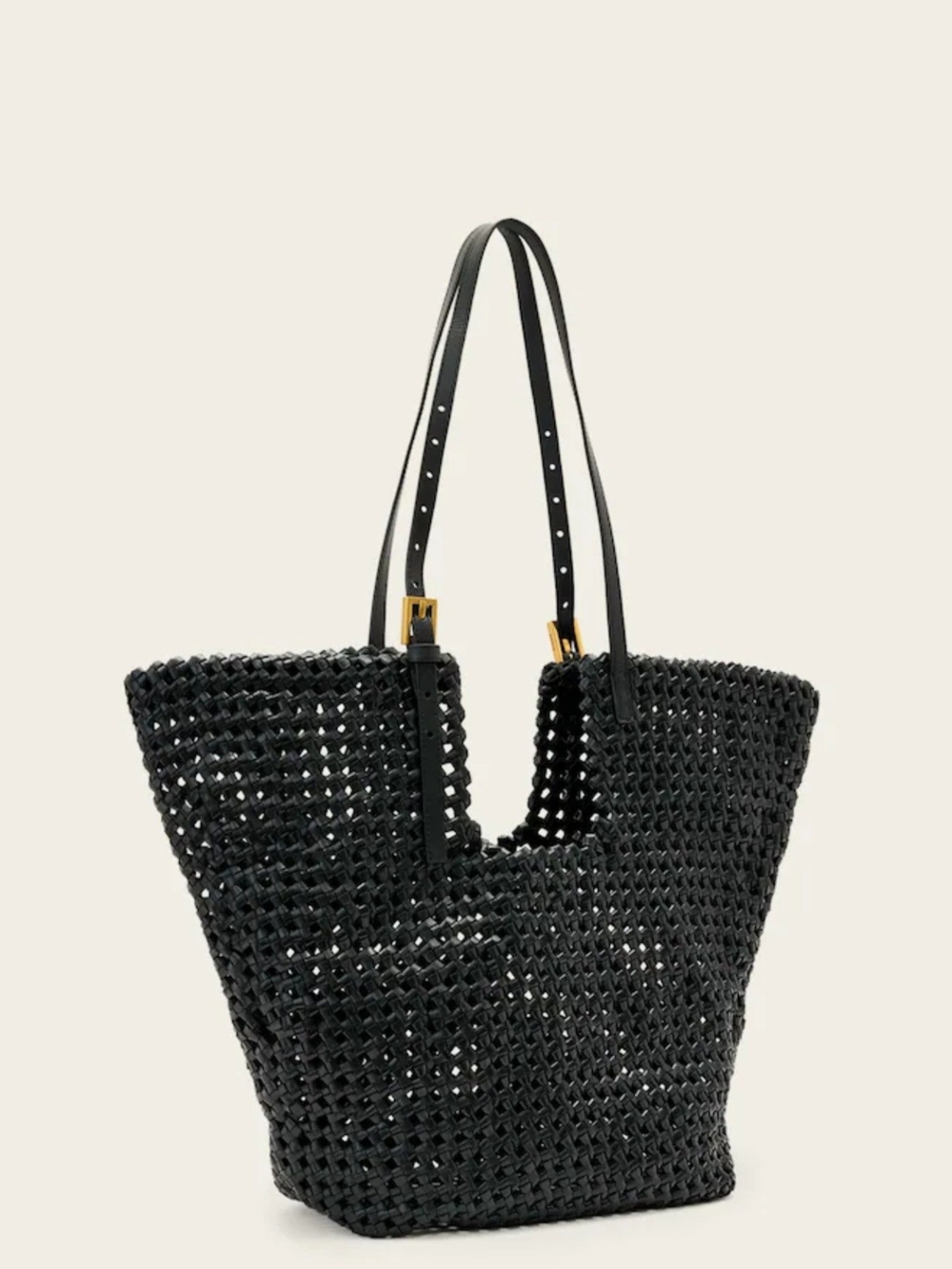 Allsaints Ara Leather Knotted Leather Tote Bag